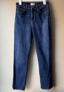 L'AGENCE Margot 5 Pocket High Rise Skinny Jeans in Dark Wash Size 28