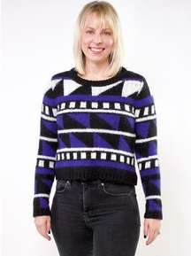 Hunter Bell Jasmine Cropped Wool Blend Sweater