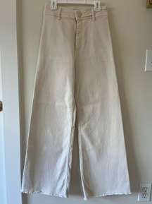 The Marine Straight Cream Denim  Pants