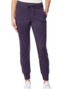 32 Degrees Fleece Purple Women’s Jogger Tech Pants With Pockets Size Small NWT