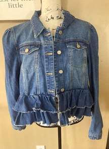 BBJ jean jacket button up women’s size XL boom boom jeans