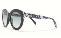 51mm Round Sunglasses Blue multicolored