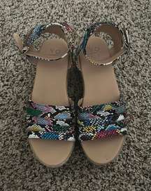 Snake Print Espadrilles