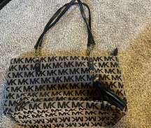 Brown And Black Monogram Purse