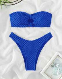 Blue Bathing Suit Set