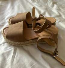 Tan Platform Sandals