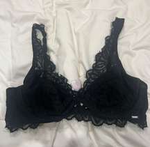 Black Lace Bra