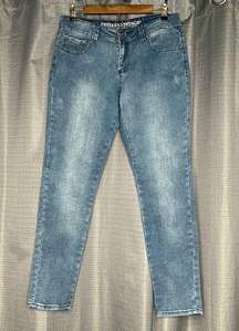 INSTANT VINTAGE BLUE JEANS DISTRESSED SIZE 11/12