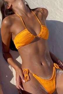 Orange Bikini Set
