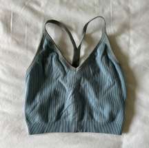 sculptflex ribbed v sports bra