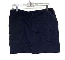 Eddie Bauer black cargo mini skirt size 10.