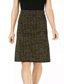 NWT Black Gold Harvest Moon Knit Skirt  New