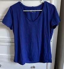 Blue tee