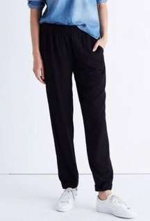 Madewell Track Black Pant