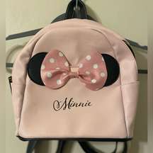 Dani by Danielle Nicole Disney Minnie Mouse Pink Polka Dot Mini Backpack Bow