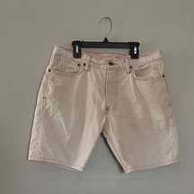 Polo Ralph Lauren 15941 Vintage 67 Beige Denim Shorts Womens Sz 32