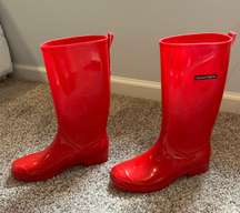 Red Rain boots