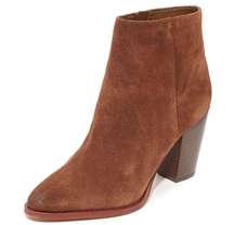 BLAKE brown suede booties