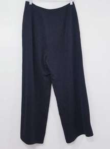 Oak + Fort Black Wide Leg High Rise Pants