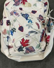 The North Face Jester Backpack Gardenia White One Size NWT Butterflies Leaves