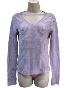 The Row Made in USA LILAC knitted ribbed sweater