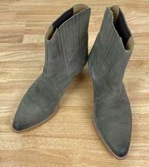 Free People Beige Gray New Frontier Chelsea Western Cowboy Boots Sz.39(US9)