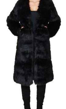 TATIANA FAUX FUR LONG JACKET