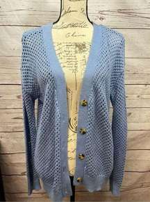 OhMG XL knitted blue cardigan sweater - 2617