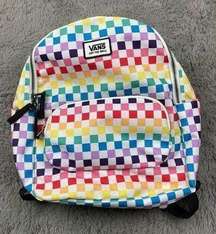 Vans checkered rainbow mini back pack