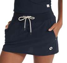 17.VUORI SEABREEZE SKIRT W/ SHORTS NAVY SMALL/WAIST:13.5”/LENGTH:13”/INSEAM:2.5”