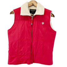 American Eagle Womens M Shelter Series Vest Sherpa Lined Red Outdoor