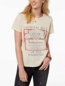 NWT true vintage Budweiser graphics tee sz S