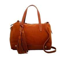 Shiraleah Marlow Satchel Bag Rust Tan