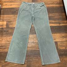 Bootcut Corduroy Jeans Womens 12 Gray High Rise Preppy Academia Pants