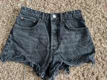 Black Denim Shorts