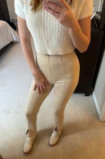 Cream pants