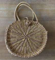 Bujibaja Straw Circle Bag