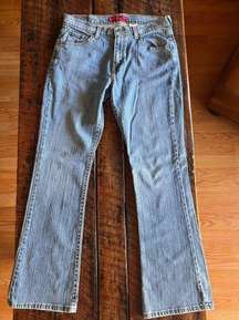 Levis 515 Bootcut Low Rise Denim Blue Jeans Size 10 Mis Medium