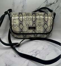 9&Co Snakeskin Crossbody Purse 