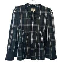 Tuckernuck Tartan Bristol Top - Green Plaid, Size S, NEW