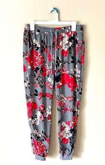 NY & CO | Gray Floral Jogger Pants Sz S