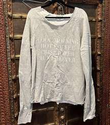 Wildfox sweatshirt size small but oversized