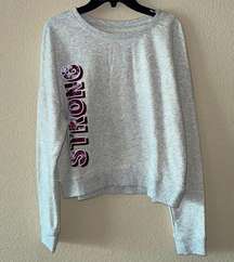 Gray “STRONG” Sweatshirt