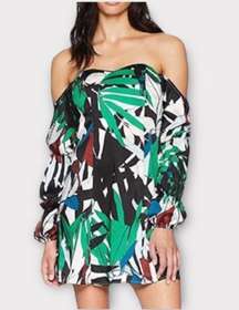 Tropical Off Shoulder Dress