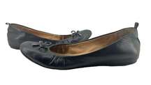 Audrey Brooke Shoes Audrey Brooke Newton Ballet Flats Smooth Black Leather 7.5