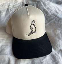 raw and rebellious skier girl hat