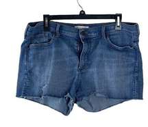 Banana Republic Raw Hem Denim Distressed Shorts Size 32