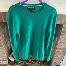 Banana Republic x Filpucci Green Merino Wool & Cashmere Blend Crewneck Sweater S