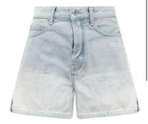 OFF WHITE Gradient Effect Denim Shorts