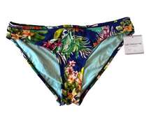 Liz Claiborne Women's 14 Floral Swimsuit Bikini Hipster Bottom